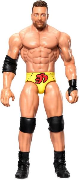 PERSONAGGIO WWE TOP CAMPIONI WRESTILING LA KNIGHT CON COSTUME GIALLO