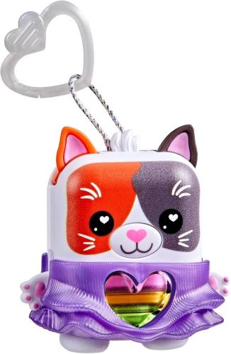 NANOMALS ANIMALETTO MASCOTTE INTERATTIVO - PURRNELOPE GATTINO GRIGIO E ARANCIONE