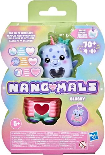 NANOMALS ANIMALETTO MASCOTTE INTERATTIVO - BLUBBY NARVALO