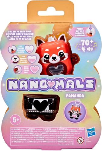 NANOMALS ANIMALETTO MASCOTTE INTERATTIVO - PAMANDA PANDA ROSSO
