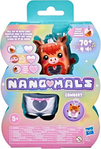 NANOMALS ANIMALETTO MASCOTTE INTERATTIVO - COWBERT MUCCA MARRONE