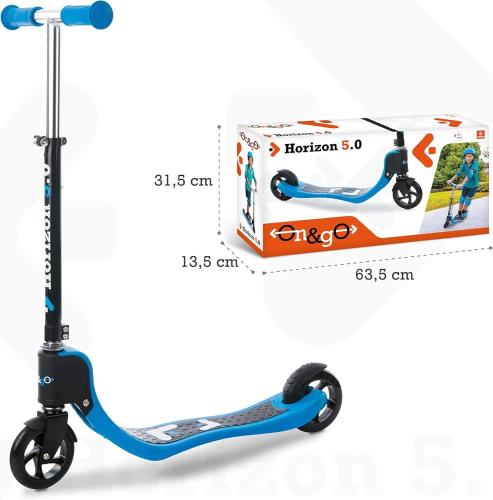 MONOPATTINO SCOOTER 2 RUOTE ON AND GO HORIZON 5.0 BLU