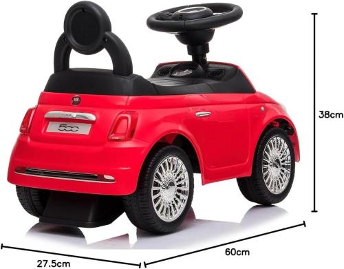AUTO RIDE-ON FIAT 500 ROSSA