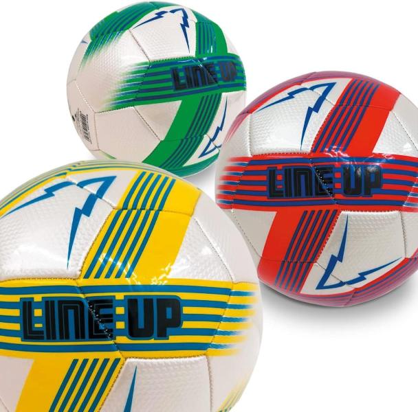 PALLONE DA CALCIO LINE UP SGONFIO 3 COLORI ASSORITI