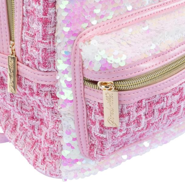 ZAINO GIRABRILLA TWEED ROSA