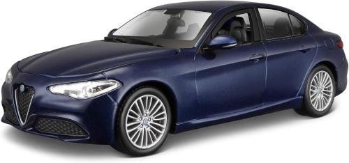 AUTO ALFA ROMEO GIULIA BLU IN SCALA 1:24