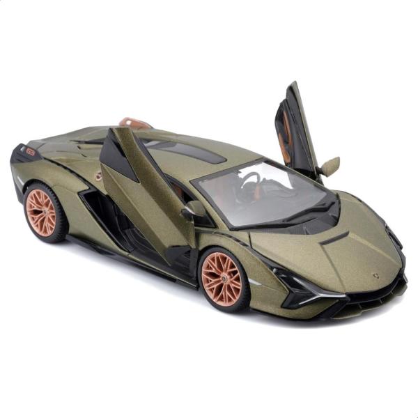 AUTO LAMBORGHINI SIAN FKP 37 VERDE IN SCALA 1:24
