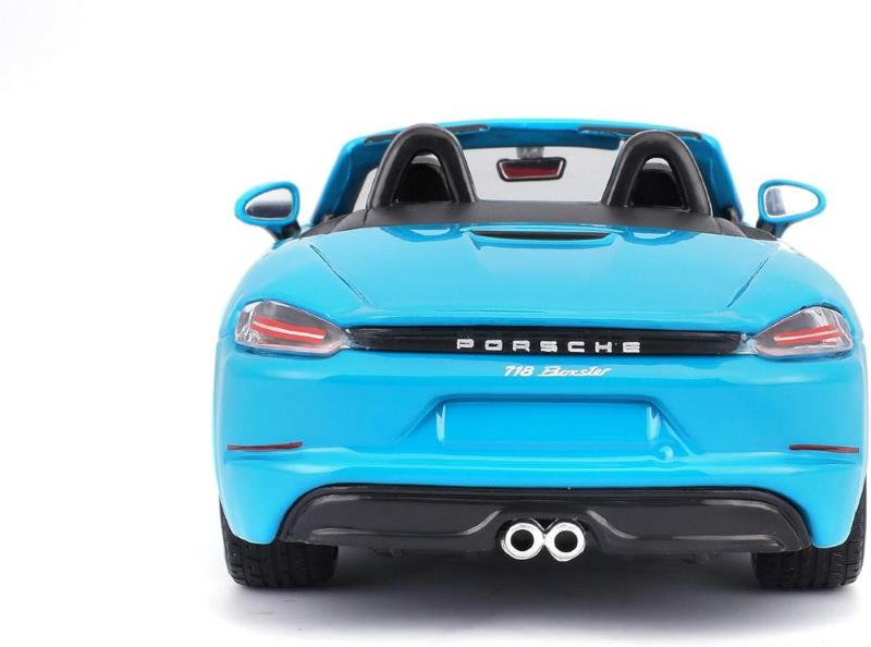 AUTO PORSCHE 718 BOXSTER BLU IN SCALA 1:24