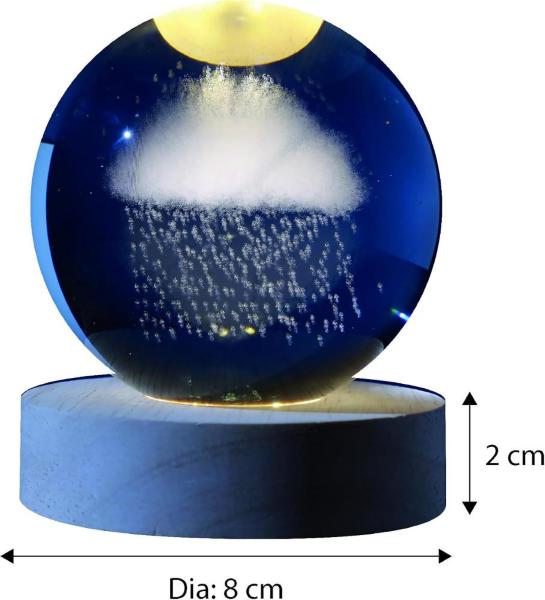 LAMPADA SFERA MEDIA NUVOLA