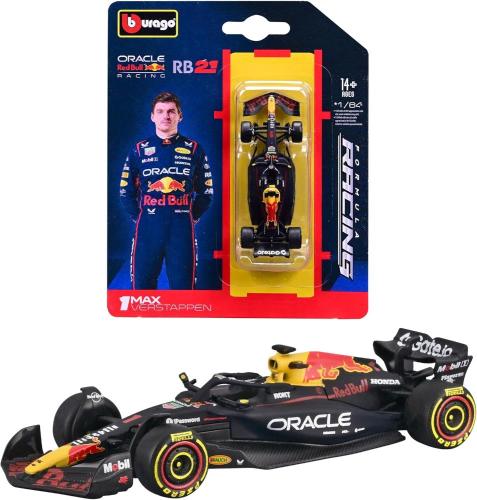 AUTO F1 FORMULA 1 ORACLE REDBULL RACING RB21 MAX VERSTAPPEN #1 IN SCALA 1:64