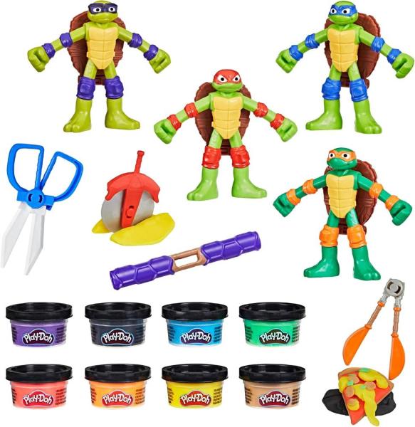 PLAY DOH TARTARUGHE NINJA SET COWABUNGA