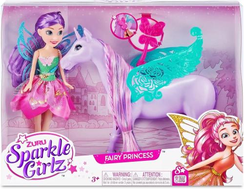 BAMBOLA SPARKLE GIRLZ CON CAVALLO UNICORNO