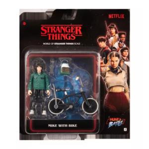 STRANGER THINGS PERSONAGGIO ARTICOLATO 10 CM MIKE CON BICICLETTA E ACCESSORI