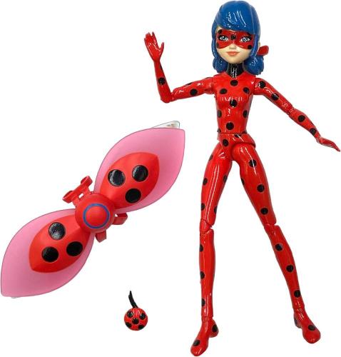 PERSONAGGIO ARTICOLATO 12 CM MIRACULOUS LADYBUG CON ALI DA COMBATTIMENTO