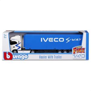 CAMION CON RIMORCHIO IVECO S-WAY IN SCALA 1:43