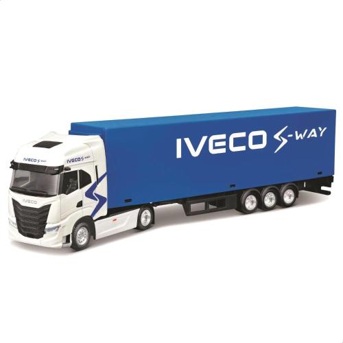 CAMION CON RIMORCHIO IVECO S-WAY IN SCALA 1:43
