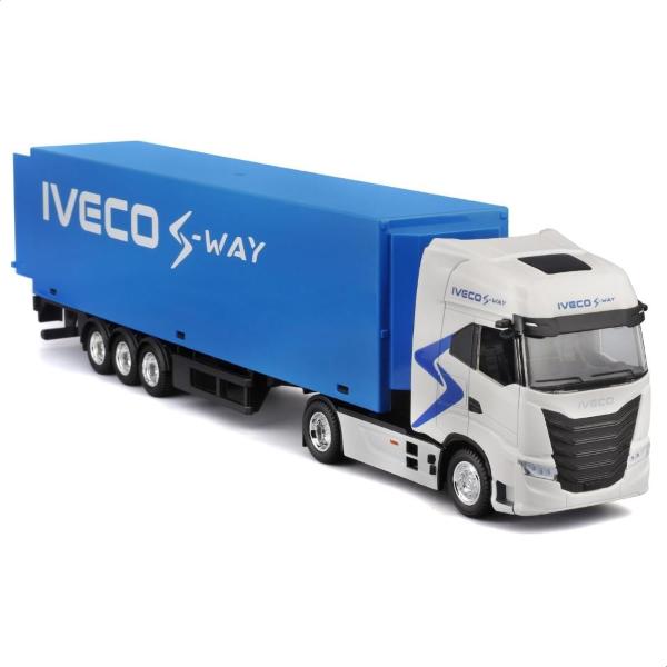CAMION CON RIMORCHIO IVECO S-WAY IN SCALA 1:43
