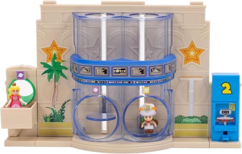 SUPER MARIO GALAXY MOVIE - SET DIORAMA PORTALE DELLA GALASSIA