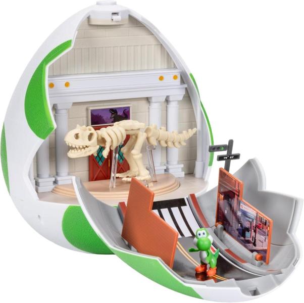 SUPER MARIO GALAXY MOVIE - PLAYSET UOVO DI YOSHI MINI WORLD 23 CM