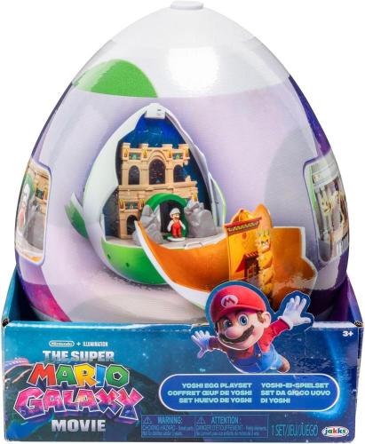 SUPER MARIO GALAXY MOVIE - PLAYSET UOVO DI YOSHI MINI WORLD 23 CM