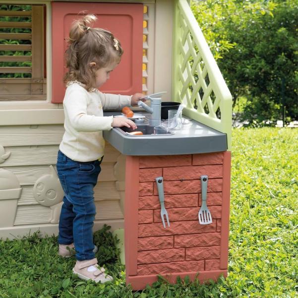 SMOBY LIFE CASETTA NATURA CON CUCINA