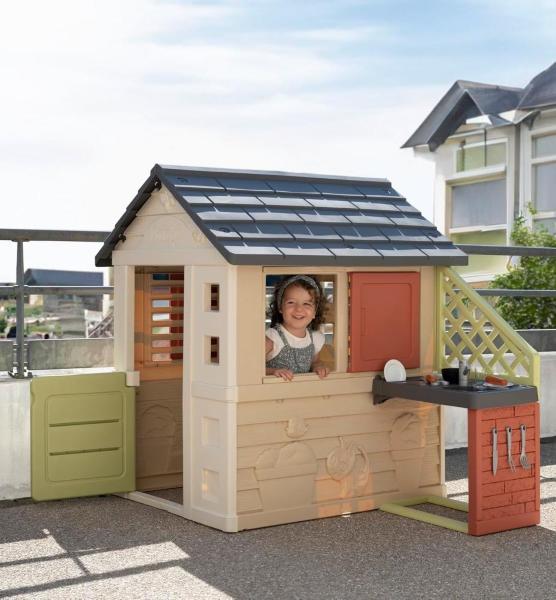 SMOBY LIFE CASETTA NATURA CON CUCINA