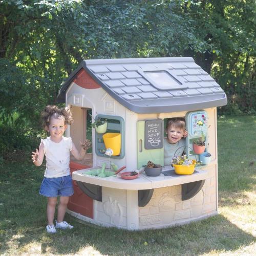 SMOBY LIFE CASETTA MUD COOCKING CON CUCINA