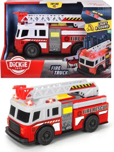 CAMION FIRE RESCUE VIGILI DEL FUOCO 480E CON LUCI E SUONI 15 CM