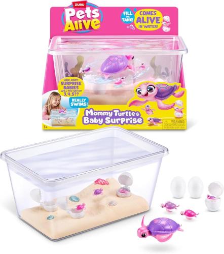 PETS ALIVE MAMMA TARTARUGA & CUCCIOLI PLAYSET SORPRESE