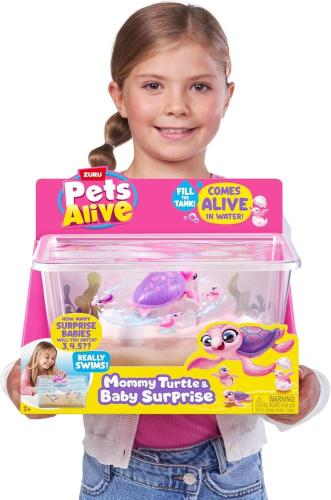 PETS ALIVE MAMMA TARTARUGA & CUCCIOLI PLAYSET SORPRESE