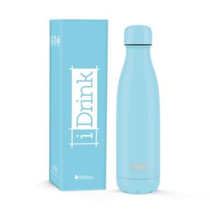 BORRACCIA BOTTIGLIA TERMICA 500 ML AZZURRA