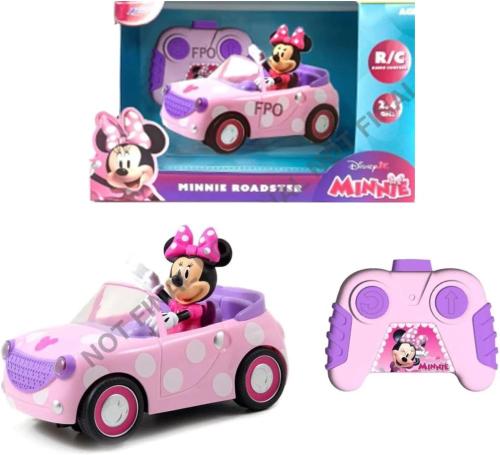 AUTO RADIOCOMANDATA MINNIE MOUSE TOPOLINA ROADSTER IN SCALA 1:32