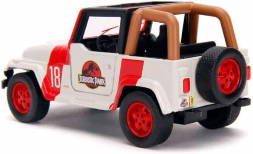 AUTO JURASSIC WORLD JEEP WRANGLER IN SCALA 1:32