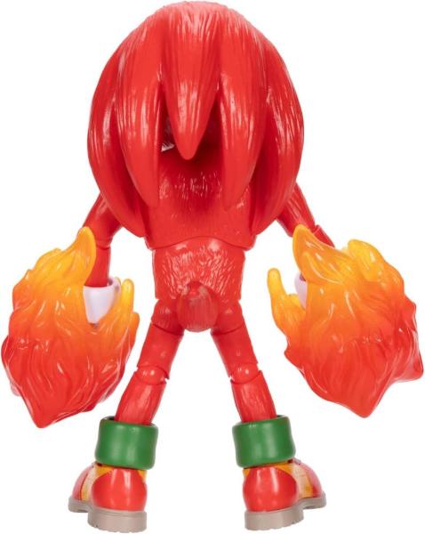 SONIC 3 MOVIE PERSONAGGIO KNUCKLES CON PUGNI INFUOCATI ARTICOLATO 13 CM 430984