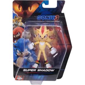 SONIC 3 MOVIE PERSONAGGIO SUPER SHADOW DORATO ARTICOLATO 13 CM 430984
