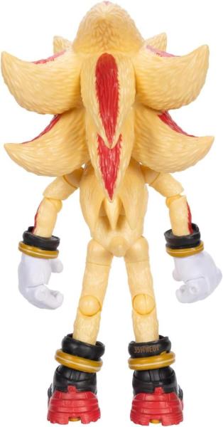 SONIC 3 MOVIE PERSONAGGIO SUPER SHADOW DORATO ARTICOLATO 13 CM 430984