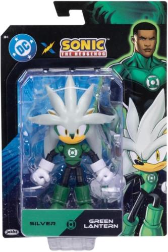 DC X SONIC - SILVER NEI PANNI DI LANTERNA VERDE PERSONAGGIO ARTICOLATO 13 CM
