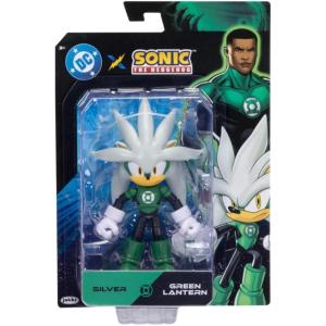 DC X SONIC - SILVER NEI PANNI DI LANTERNA VERDE PERSONAGGIO ARTICOLATO 13 CM