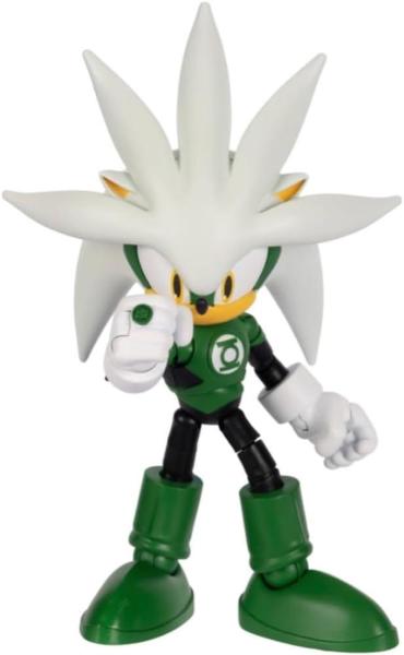 DC X SONIC - SILVER NEI PANNI DI LANTERNA VERDE PERSONAGGIO ARTICOLATO 13 CM