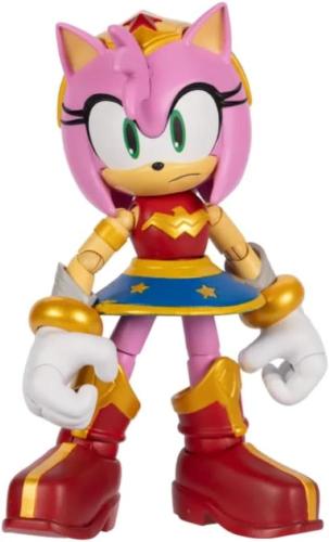 DC X SONIC - AMY NEI PANNI DI WONDER WOMAN PERSONAGGIO ARTICOLATO 13 CM