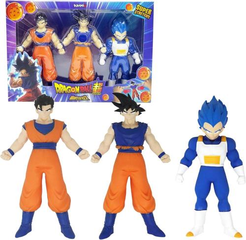 PERSONAGGI ALLUNGABILI DRAGON BALL SUPER MONSTER FLEX SERIE 2 3 PERSONAGGI ASS