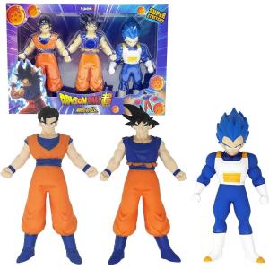 PERSONAGGI ALLUNGABILI DRAGON BALL SUPER MONSTER FLEX SERIE 2 3 PERSONAGGI ASS