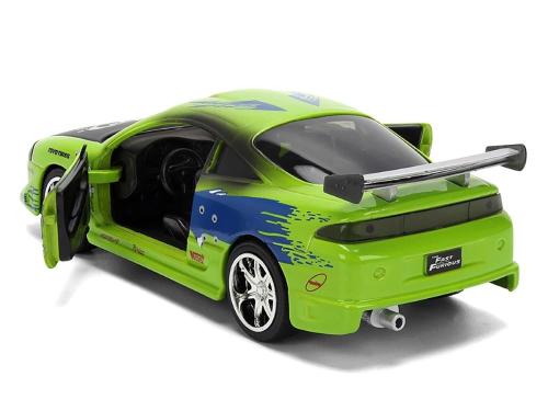 FAST & FURIOUS AUTO IN SCALA 1:32 BRIAN'S MITSUBISHI ECLIPSE DANNEGGIATA
