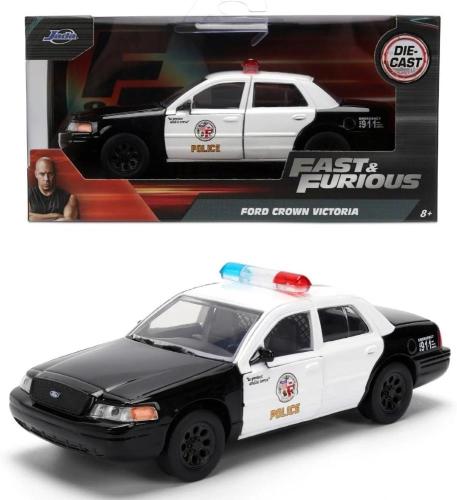 FAST & FURIOUS AUTO IN SCALA 1:32 - POLIZIA FORD CROWN VICTORIA