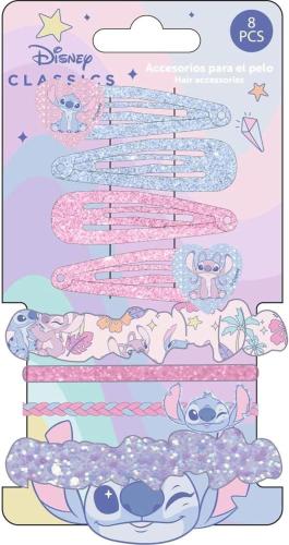 SET DI BELLEZZA STITCH PINZE PER CAPELLI E GIARRETTIERE