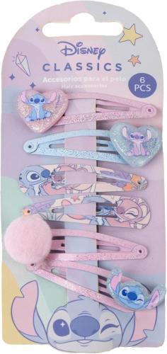 BEAUTY MOLLETA CLIP PER CAPELLI STITCH 6 PEZZI