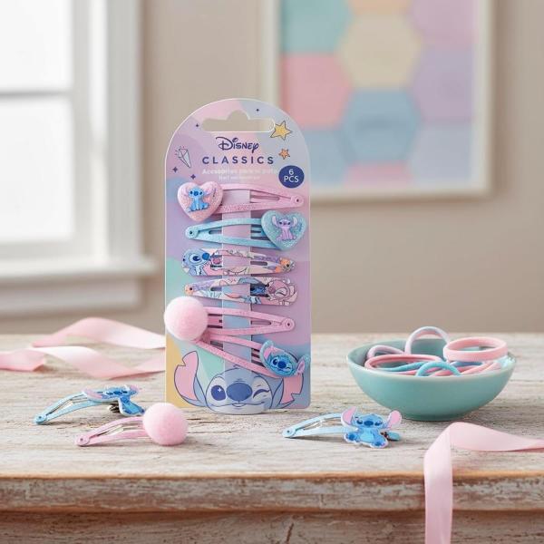 BEAUTY MOLLETA CLIP PER CAPELLI STITCH 6 PEZZI