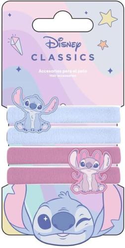 BEAUTY ELASTICO PER CAPELLI CON PERSONAGGIO STITCH 4 PEZZI