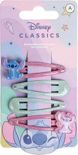 BEAUTY MOLLETTE CLIPS PER CAPELLI STITCH 4 PEZZI