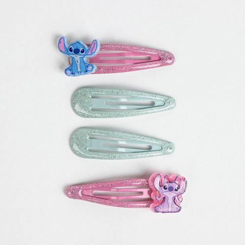 BEAUTY MOLLETTE CLIPS PER CAPELLI STITCH 4 PEZZI